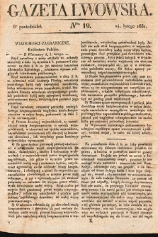 Gazeta Lwowska. 1831, nr 19