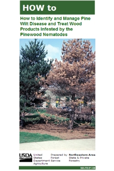 How to how to identify and manage Pine Wilt disease and treat wood products infested by the Pinewood Nematodes