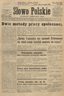 Słowo Polskie. 1932, nr 12