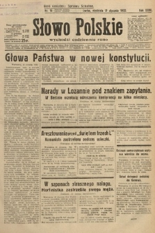 Słowo Polskie. 1932, nr 16
