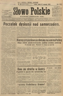 Słowo Polskie. 1932, nr 26