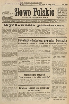 Słowo Polskie. 1932, nr 40