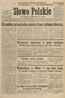 Słowo Polskie. 1932, nr 50