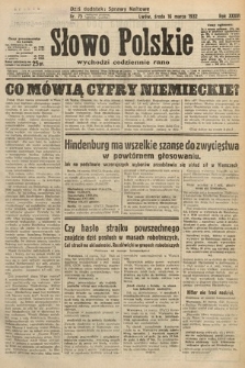 Słowo Polskie. 1932, nr 75