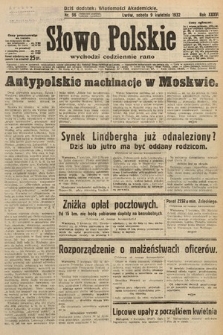 Słowo Polskie. 1932, nr 96