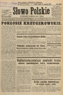 Słowo Polskie. 1932, nr 109