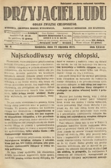 Przyjaciel Ludu : organ Związku Chłopskiego. 1925, nr 4