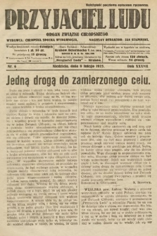 Przyjaciel Ludu : organ Związku Chłopskiego. 1925, nr 6