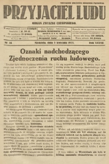 Przyjaciel Ludu : organ Związku Chłopskiego. 1925, nr 14