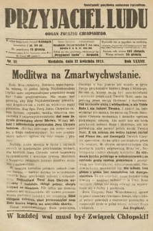 Przyjaciel Ludu : organ Związku Chłopskiego. 1925, nr 15