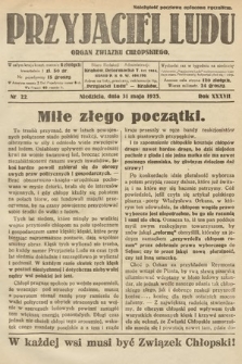 Przyjaciel Ludu : organ Związku Chłopskiego. 1925, nr 22