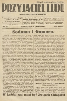 Przyjaciel Ludu : organ Związku Chłopskiego. 1925, nr 24