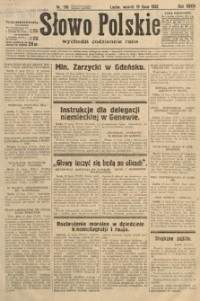 Słowo Polskie. 1932, nr 196
