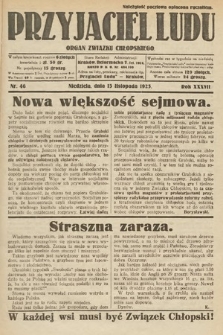 Przyjaciel Ludu : organ Związku Chłopskiego. 1925, nr 46