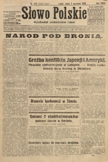 Słowo Polskie. 1932, nr 245