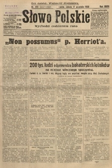 Słowo Polskie. 1932, nr 255