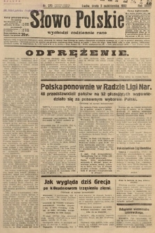 Słowo Polskie. 1932, nr 273