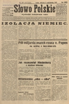 Słowo Polskie. 1932, nr 277