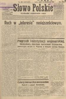 Słowo Polskie. 1932, nr 282