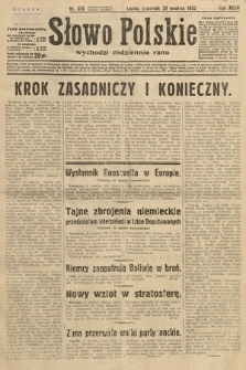 Słowo Polskie. 1932, nr 356