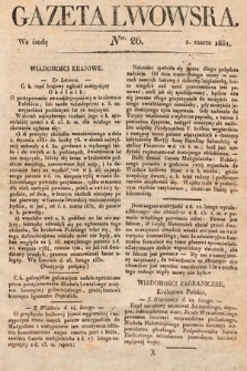 Gazeta Lwowska. 1831, nr 26