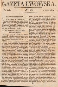 Gazeta Lwowska. 1831, nr 29