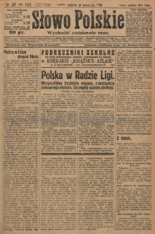 Słowo Polskie. 1926, nr 257