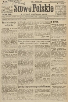 Słowo Polskie. 1923, nr 34