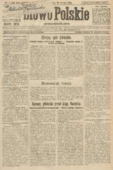 Słowo Polskie (poniedziałkowe). 1923, nr 7 (50)