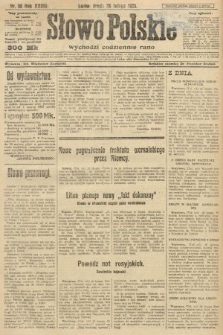 Słowo Polskie. 1923, nr 58