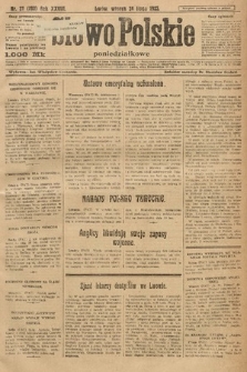 Słowo Polskie (poniedziałkowe). 1923, nr 27 (200)