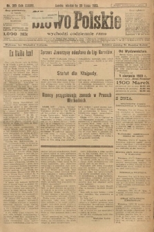 Słowo Polskie. 1923, nr 205