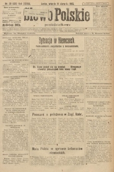 Słowo Polskie (poniedziałkowe). 1923, nr 30 (221)