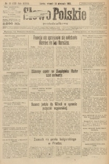 Słowo Polskie (poniedziałkowe). 1923, nr 32 (235)