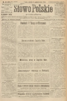 Słowo Polskie (poniedziałkowe). 1923, nr 38 (277)