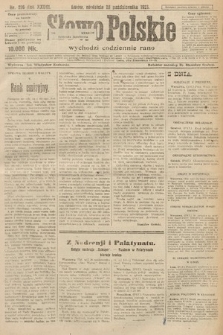 Słowo Polskie. 1923, nr 296