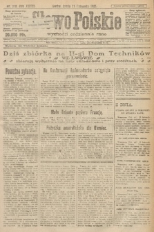 Słowo Polskie. 1923, nr 320