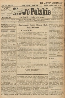 Słowo Polskie. 1924, nr 119