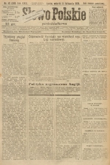 Słowo Polskie (poniedziałkowe). 1924, nr 42 (309)