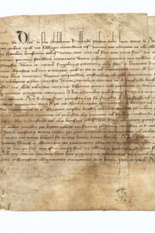 Dokument papieża Urbana VI zawierający prowizję dla Giselberta Ryfflardi z kościoła NMP w Audenhove-Sainte-Marie w diecezji Cambrai na prebendę w kościele św. Hermesa w Renaix