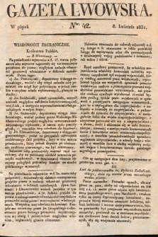 Gazeta Lwowska. 1831, nr 42