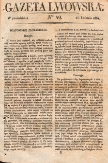 Gazeta Lwowska. 1831, nr 49