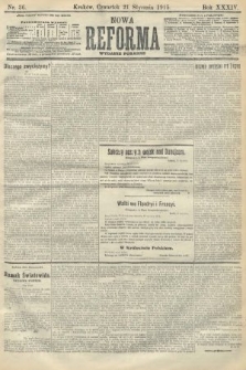 Nowa Reforma (wydanie poranne). 1915, nr 36