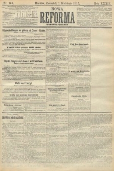 Nowa Reforma (wydanie poranne). 1915, nr 164
