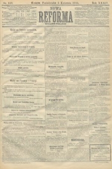 Nowa Reforma (wydanie poranne). 1915, nr 170