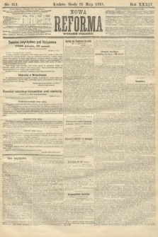 Nowa Reforma (wydanie poranne). 1915, nr 261