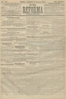Nowa Reforma (wydanie poranne). 1915, nr 281