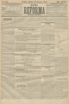 Nowa Reforma (wydanie poranne). 1915, nr 292