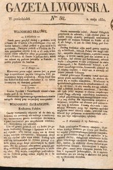Gazeta Lwowska. 1831, nr 52