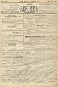 Nowa Reforma (wydanie poranne). 1915, nr 318